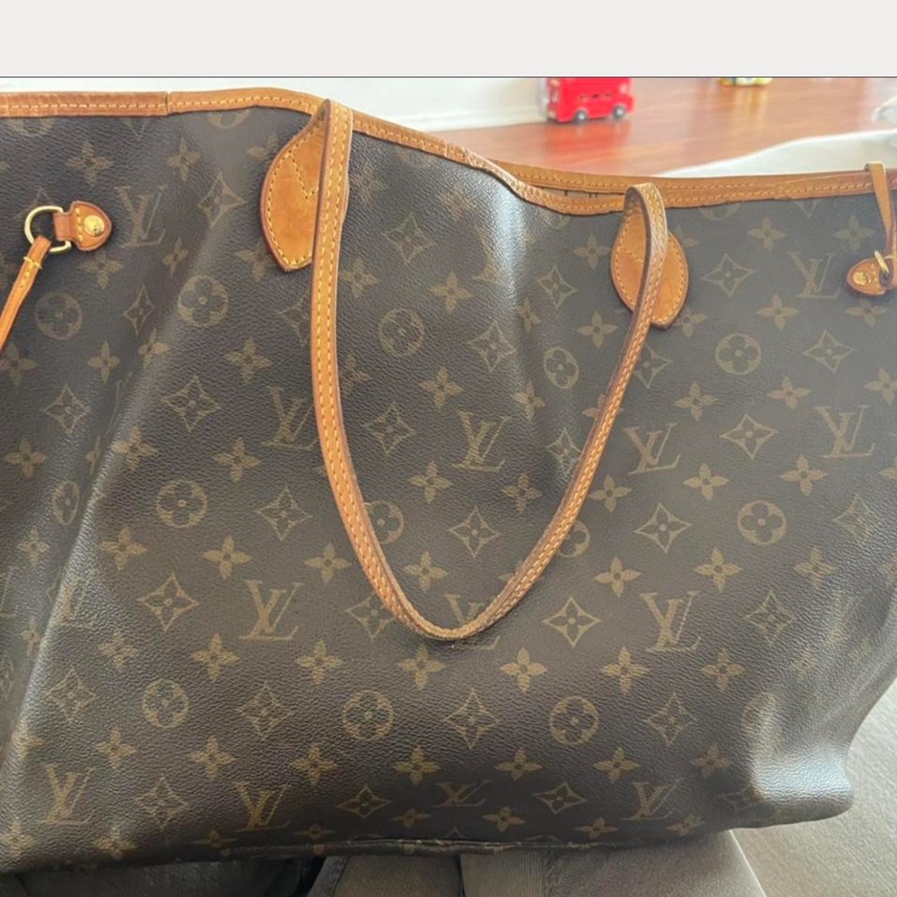 Louis Vuitton Dark Brown Monogram Tote
